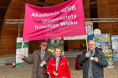 Medaliści UTW Dąbrowa Górnicza -senioriada 2024 